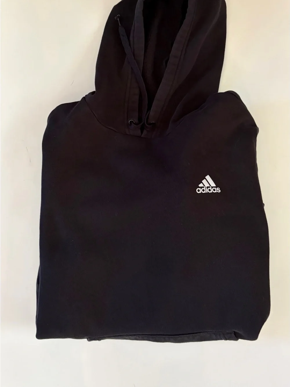 adidas Golf Black Pullover Hoodie with Logo Tag